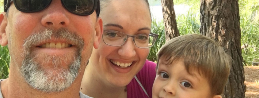 Hiking at Harris Lake