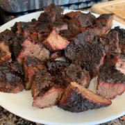 Finished burnt ends