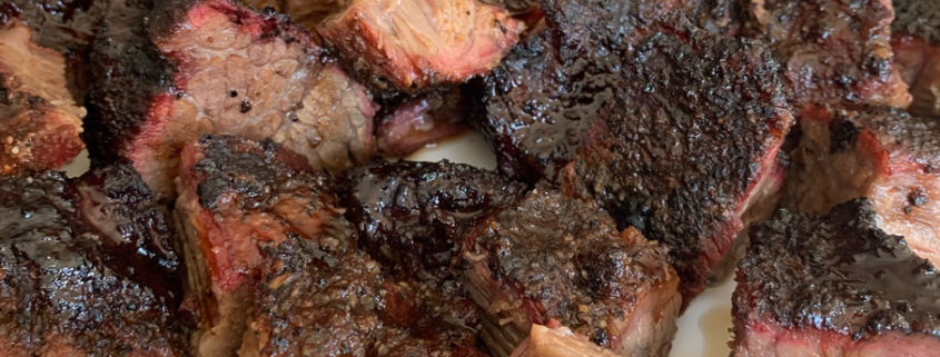 Finished burnt ends