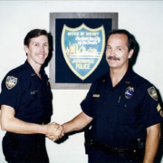 Me at my dad's promotion ceremony in 1996